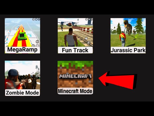 NEW MINECRAFT MODE BIG UPDATE IN INDIAN BIKES DRIVING 3D GAMEPLAY