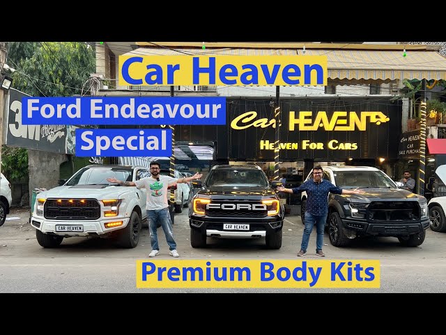 Stock Ford Endeavour Converted To Ford Everest & Ford Raptor | Body Kits For All Cars | Car Heaven
