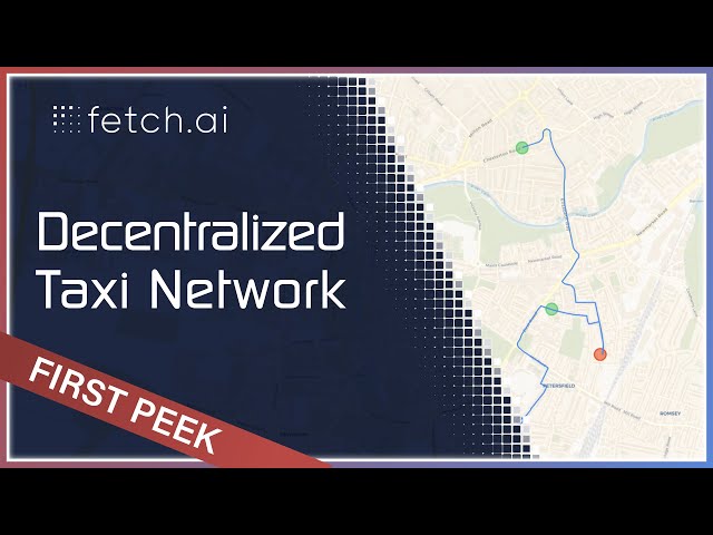 Decentralized Taxi Network Demo 🚕 | Blockchain AI | Fetch.ai