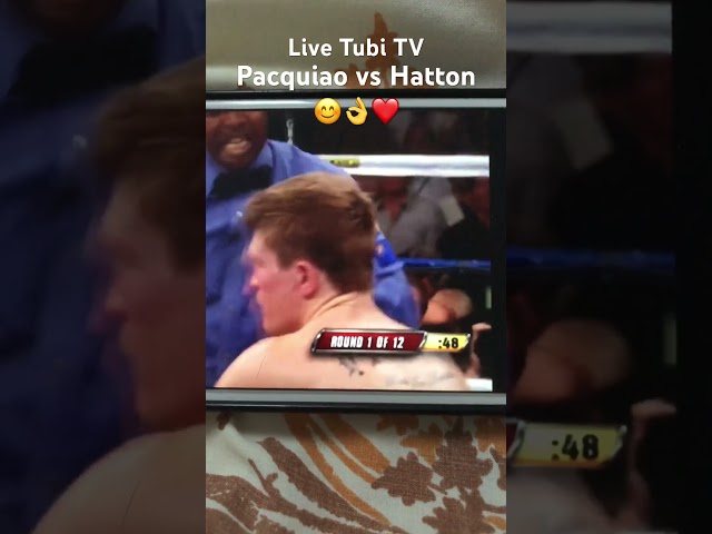 Pacquiao vs Hatton live TUBI TV