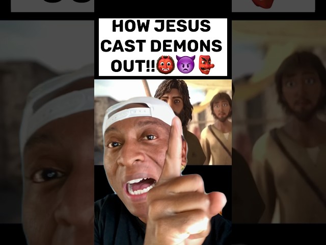 How Jesus Casts 7 Demons Out!😱🤯 #jesus #bible #christian #shorts