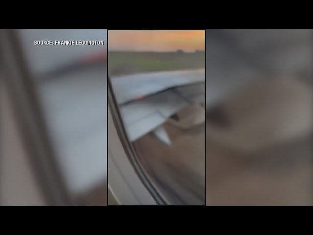 American Airlines plane catches fire during takeoff