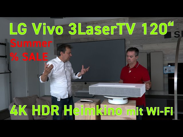 LG: 120" Heimkino LaserTV in 4K HDR-Qualität - zum Knüllerpreis: "Vivo" Summer Sale%