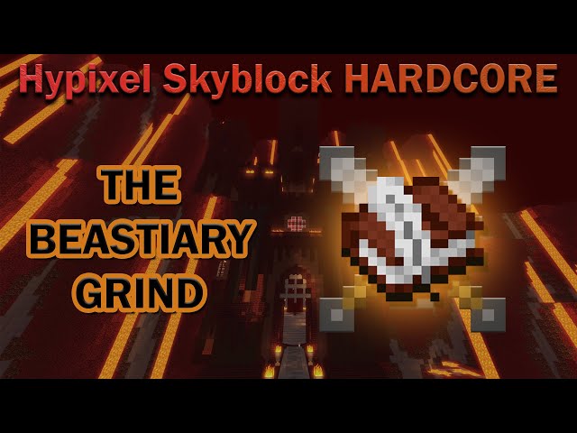 The Grind to the Crimson Isle | Hypixel Skyblock HARDCORE [10]