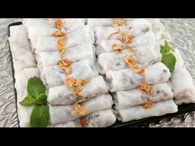 Savory Rolled Cakes (Banh Cuon)