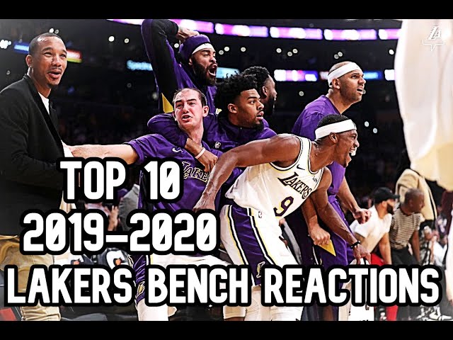 Best Lakers Bench REACTIONS of 2019-2020! Funniest NBA Bench Moments, Reactions, Lakers Handshakes