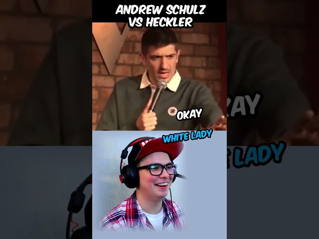Comedian Andrew Schulz VS Heckler 🤣 #andrewschulz #heckler #funny