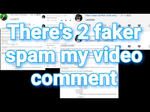 There's 2 fakers spam my video comment!