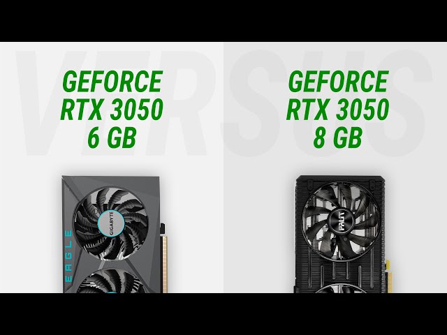 GeForce RTX 3050 6GB vs RTX 3050 8GB: Test in 7 games at 1080p