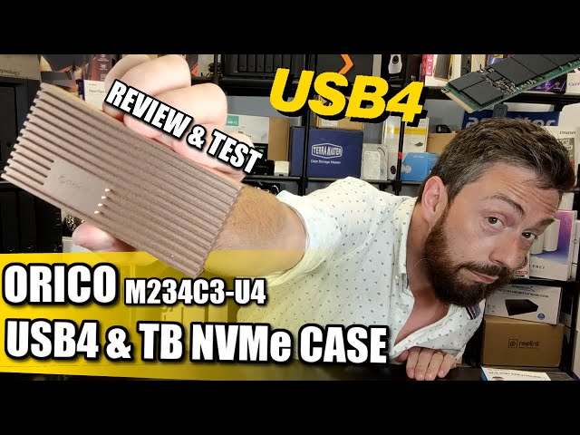 ORICO USB 4 and Thunderbolt 4 NVMe Case Review and Testing - ORICO-M234C3-U4