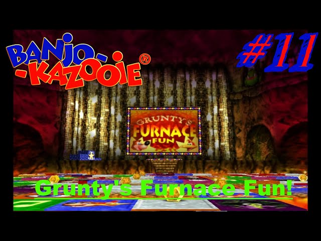 Banjo Kazooie Walkthrough - Episode 11 - Grunty's Furnace Fun!