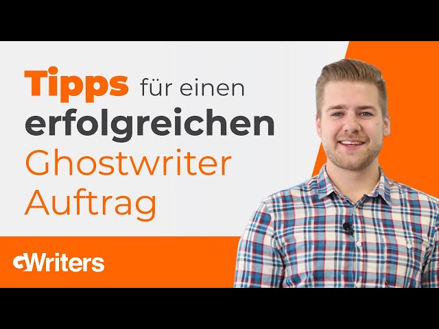 Tipps für einen erfolgreichen Ghostwriter-Auftrag • GWriters.de