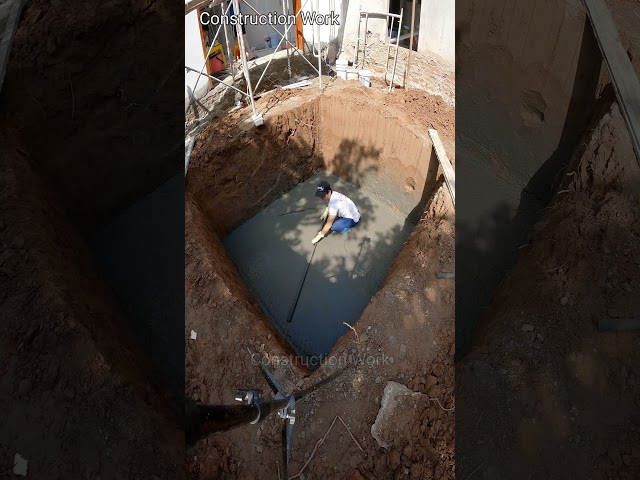 Excellent Water Tank Construction Skills of Construction Workers #constructionworkers #construction