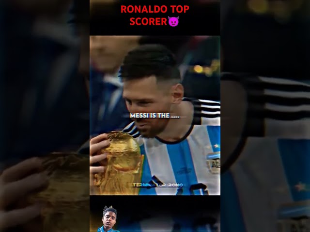 Ronaldo Top scorer of all time #football #ronaldo #messi