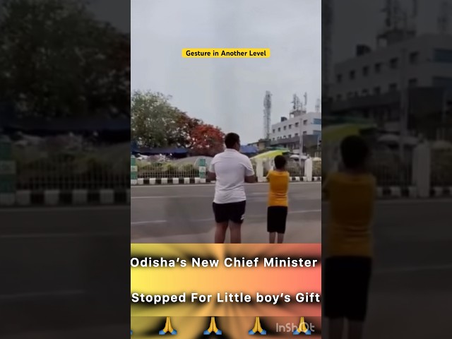 Odisha new chief minister has a different style of gesture #youtubeshorts #yshorts  #politics