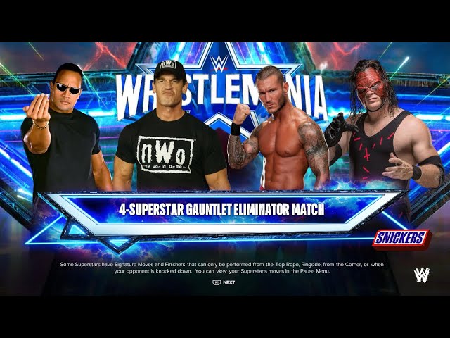 WWE 2K24-GAUNTLET ELMINATOR MATCH(PS5 4k)