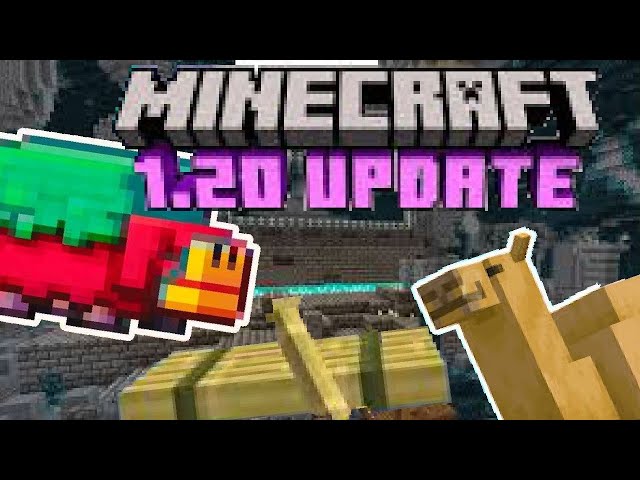 Minecraft 1.20 || Camels, Rafts, Bamboo Wood, New Characters, Sniffer