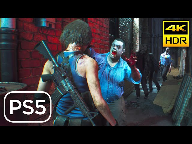 Resident Evil 3 Remake [PS5™4K HDR] Next-Gen Graphics Gameplay PlayStation™5