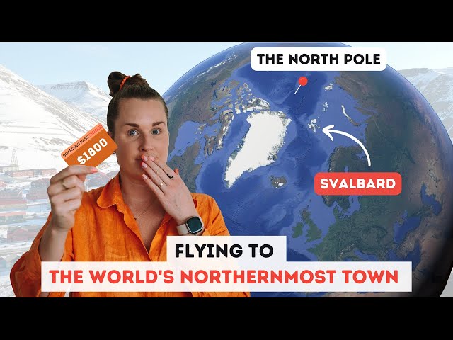 Flying to the World's Northernmost Town (my most EXPENSIVE ticket ever!!) | SVALBARD