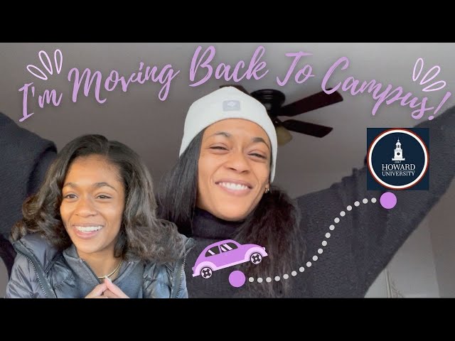 MOVE BACK TO CAMPUS WITH ME || HOWARD UNIVERSITY