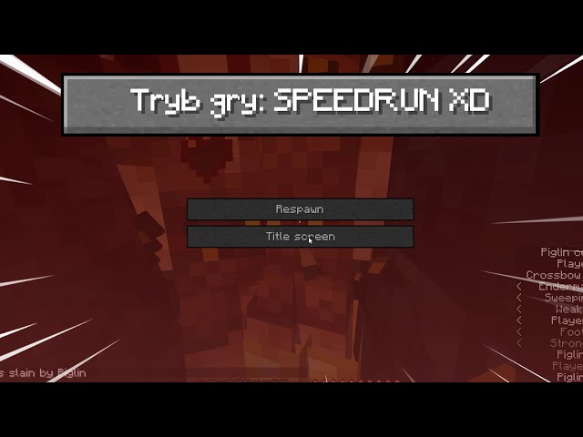 Przechodzę Minecraft, Ale robię SPEEDRUN! XD