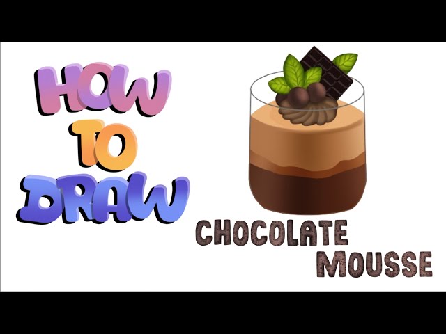 Draw Chocolate Mousse - Procreate  2024