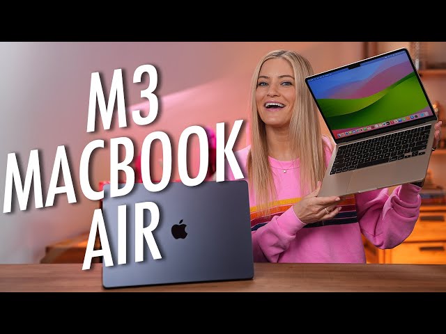 First look at the M3 MacBook Air 👀