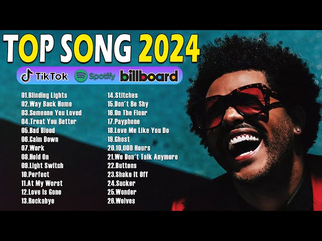 The Weeknd, Maroon 5, Rihanna, Ed Sheeran, Bruno Mars, Adele, Dua Lipa - Billboard Top 50 This Week