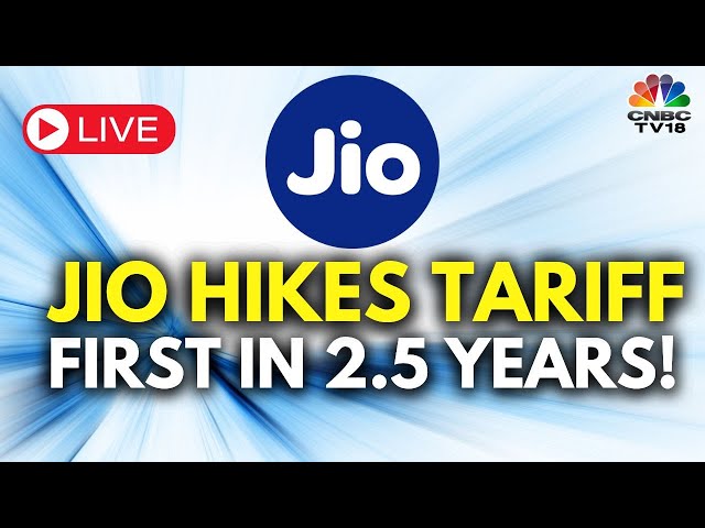 Breaking News LIVE: Reliance Jio Hikes Tariff By Over 20% After 2.5 Years | Jio Tariff News