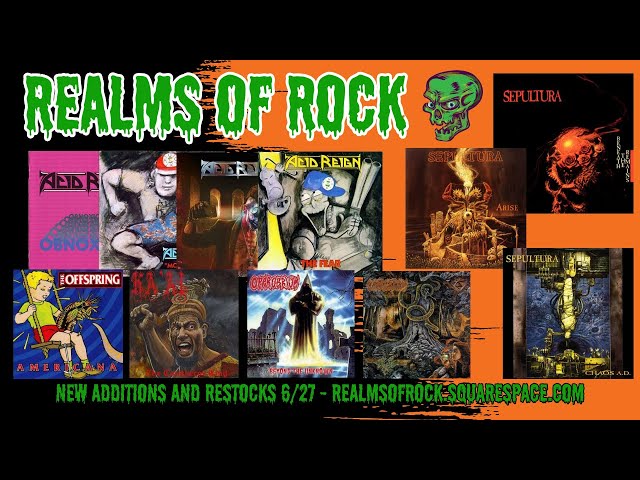 Realms Of Rock - New Additions 6/27/24:  Sepultura, Offspring, Opprobrium, Acid Reign, KA'AI