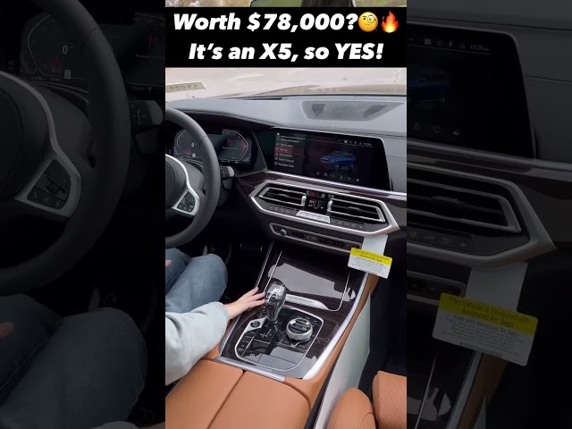 5 Reasons WHY the 2023 BMW X5 is worth $78,000 💯🔥 #shorts #carconfections