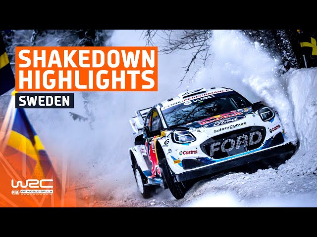 Shakedown Highlights | WRC Rally Sweden 2024