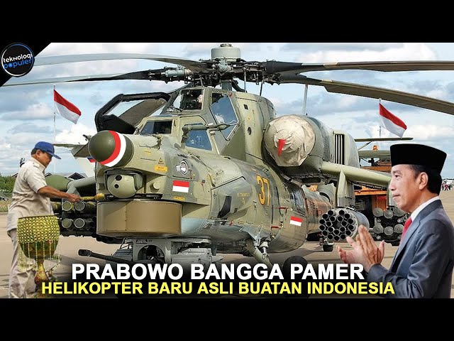 TANPA BANTUAN NEGARA LAIN! Indonesia Pamer Helikopter Tempur Baru Tercanggih Asli Karya Anak Bangsa