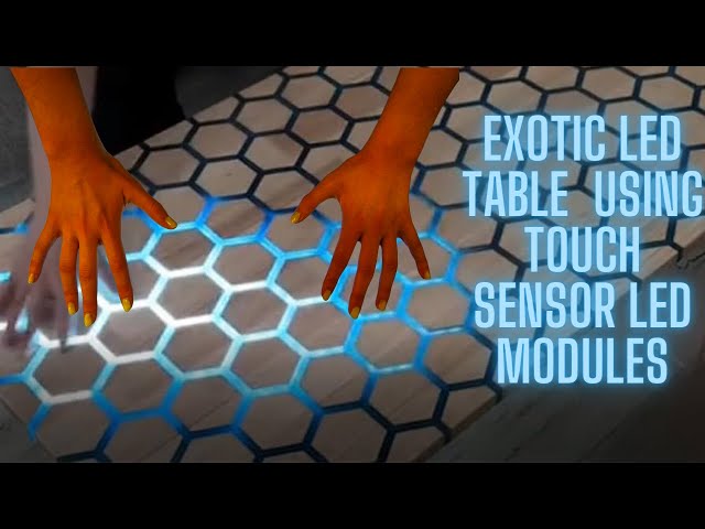 how to make exotic LED touch sensor table full guide watch till  end  #diyledtable#customfurniture