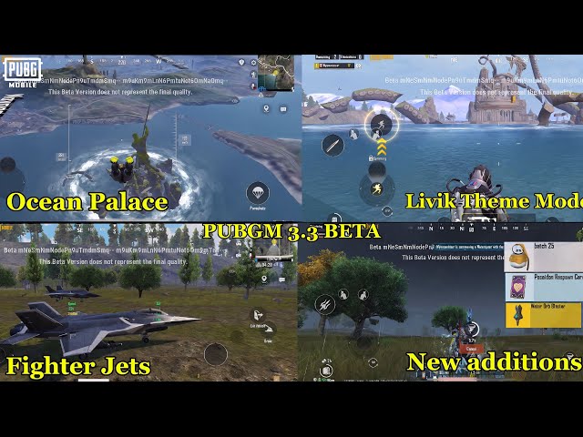 PUBG MOBILE 3.3 Update | Pubg Mobile 3.3 Beta Gameplay | Ocean Odyssey Mode | New Fighter Jets