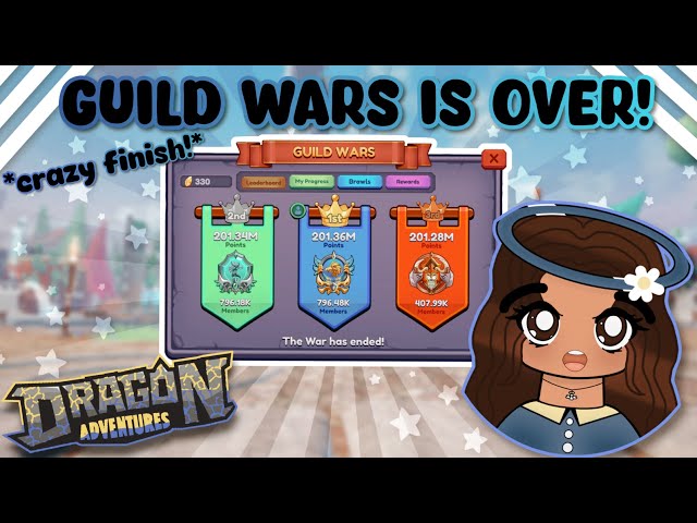 GUILD WARS IS OVER! (Dragon Adventures, Roblox!)