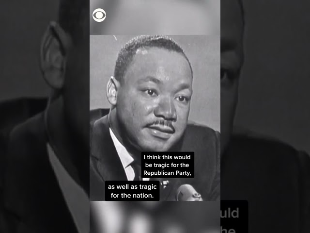In 1964, Dr. #Martin LutherKing Jr. spoke about the lack of #diversity within the #Republican Party.