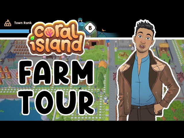 I Spent Over A Million Gold On This Farm, Town Rank B Decor | CORAL ISLAND