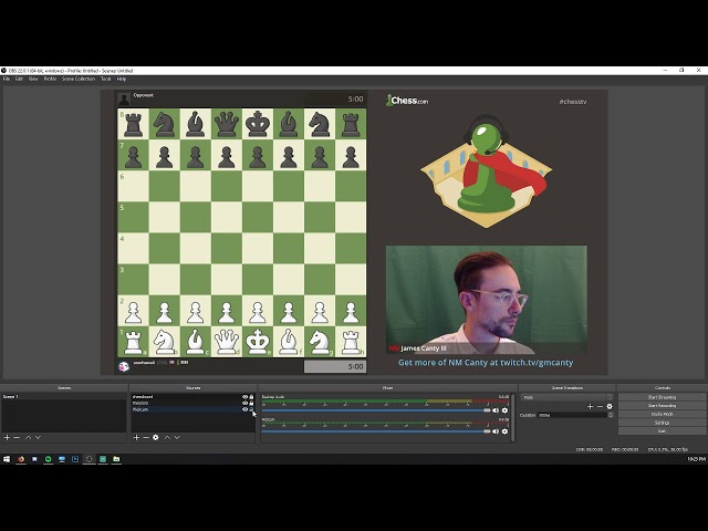 Adding the Chessboard in OBS