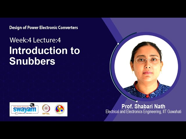 Lec 30: Introduction to Snubbers