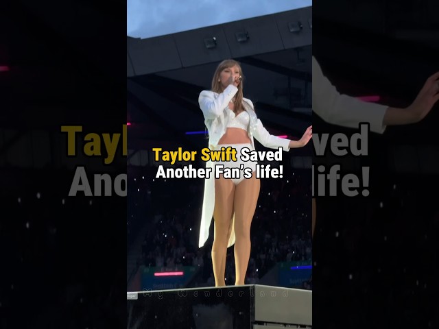 Taylor Swift Interrupts Performance to Help Fan and Nails High Note! Edinburgh Eras Tour #shorts