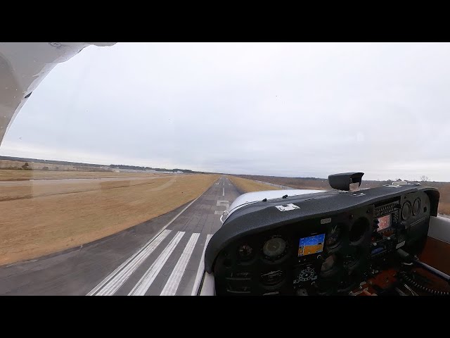 Full Lesson - First Cross Wind Landing - Student Pilot Cessna 172
