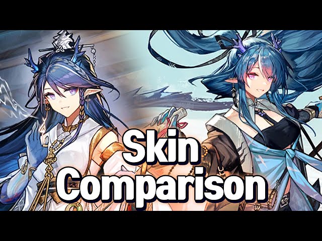 [Arknights] Ling 「National Geographic」 Skin VS 「It Does Wash the Strings」 Skin