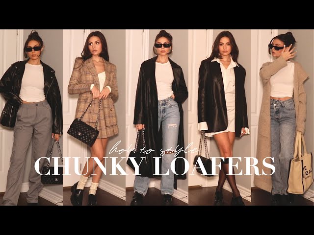 HOW TO STYLE CHUNKY LOAFERS | 10 OUTFIT IDEAS FOR FALL