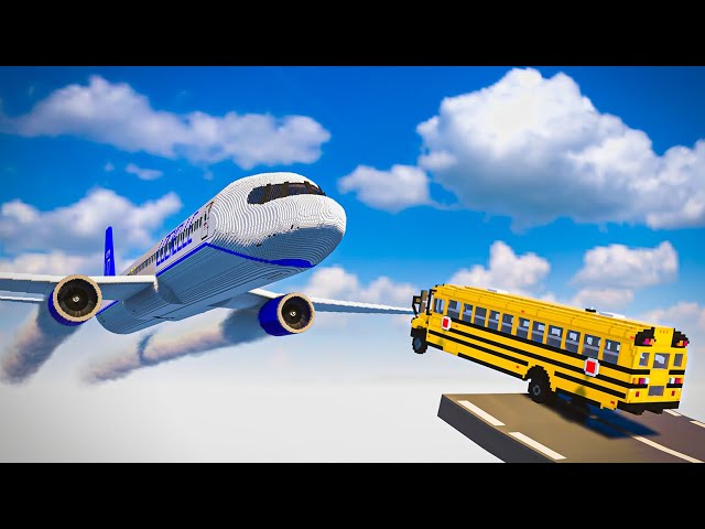 Cars vs Boeing 737 Plane | Teardown