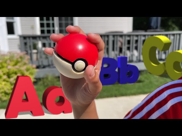 ABC SONG Pokemon LETTERS at playground