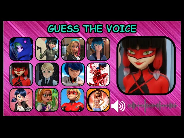 🔊 Guess the Miraculous Ladybug Season 5 Character by Voice! 🗣️