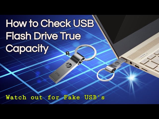 USB FLASH DRIVE ll How to Check True Capacity
