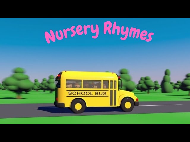 The Wheels On The Bus Go Round And Round | Wheels On The Bus + More Nursery Rhymes | kids Songs