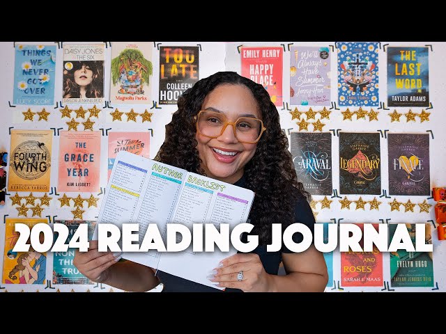 2024 Reading Journal Set Up + Flip Through | Easy & Fun Spreads!